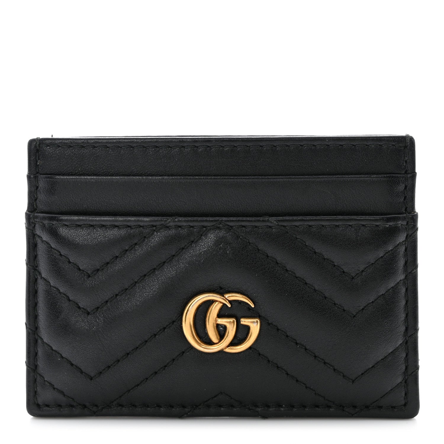 Gucci GG MARMONT Leather Calfskin Wallet Case