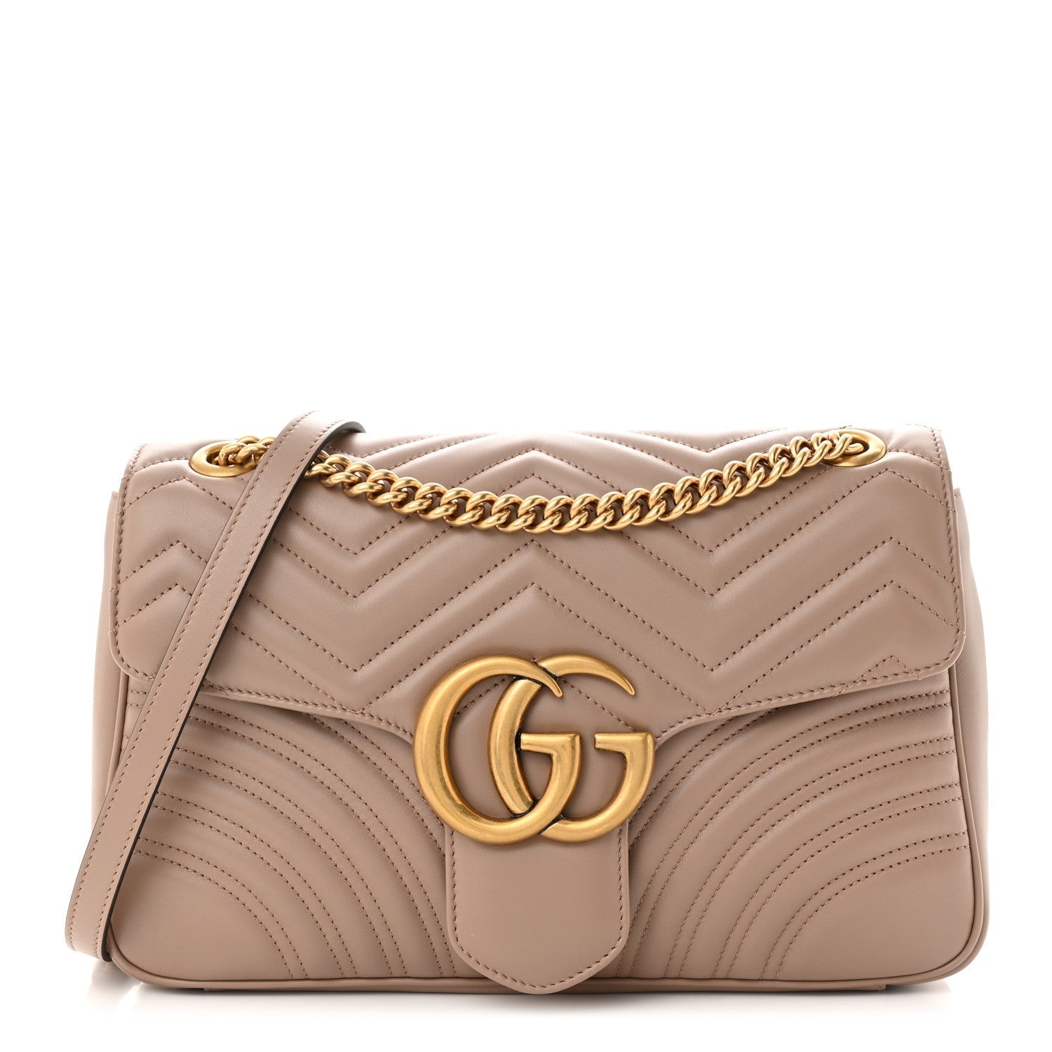 Gucci GG MARMONT Leather Calfskin Medium Shoulder Bag