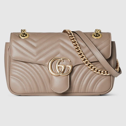 Gucci GG MARMONT Leather Calfskin Medium Shoulder Bag