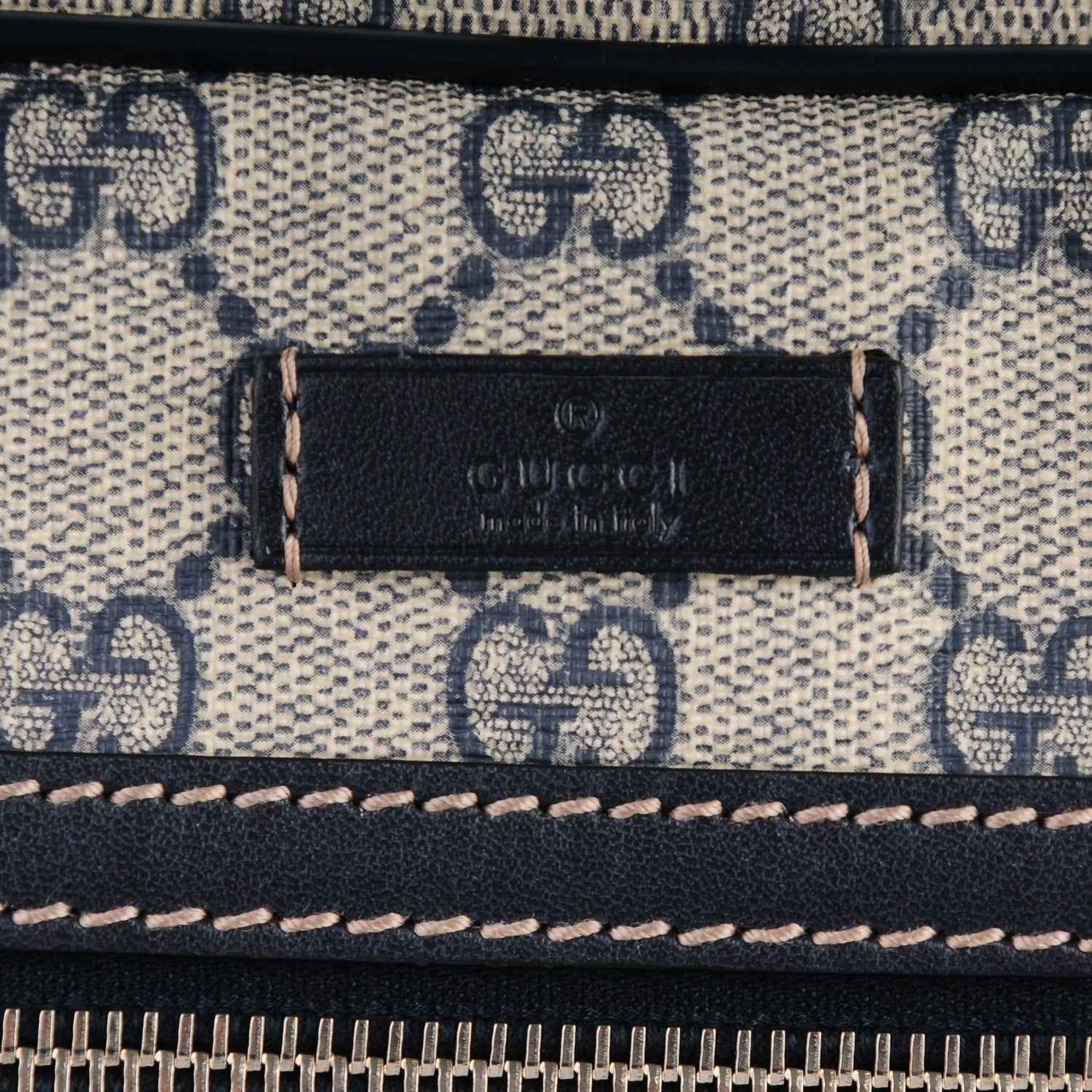 Gucci GG PLUS COATED Monogram Canvas Navy Apparel