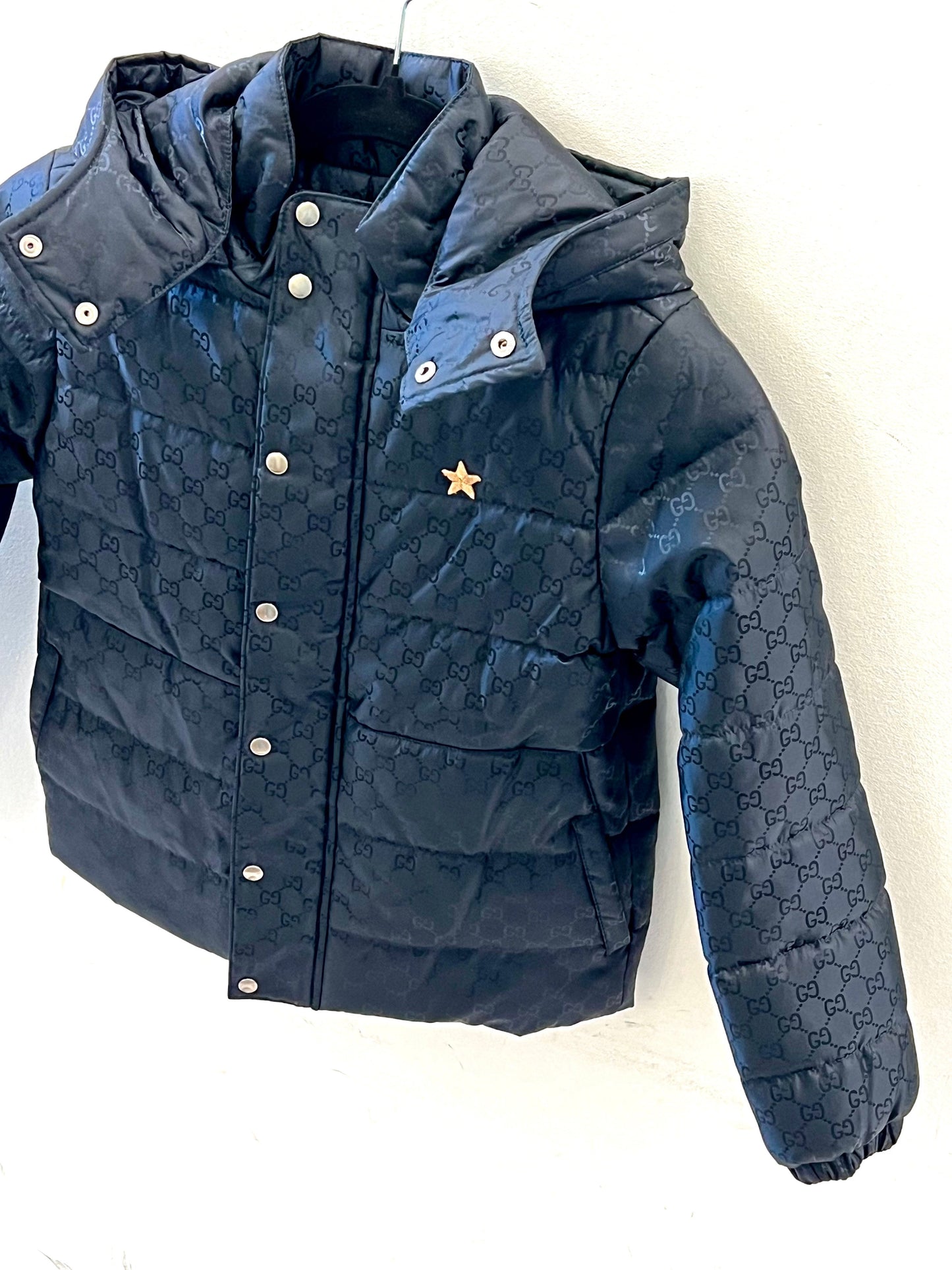 Gucci GG HOODED KIDS PUFFER JACKET Monogram Apparel