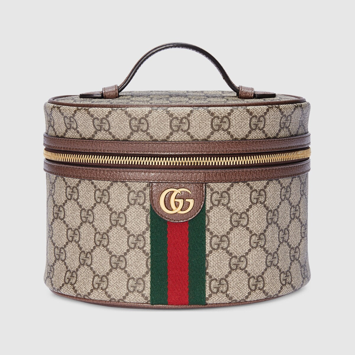 Gucci GG OPHIDIA COSMETIC Top Handle Travel Bag