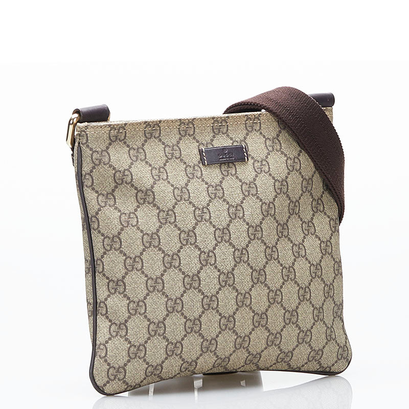 Gucci GG SUPREME Monogram Canvas Travel Bag