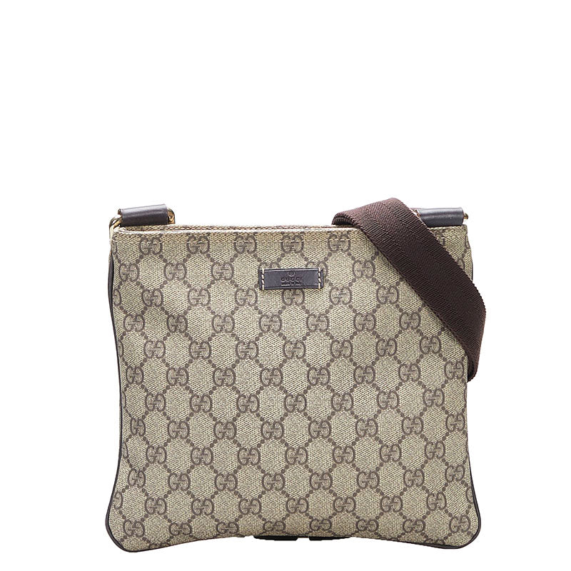 Gucci GG SUPREME Monogram Canvas Travel Bag