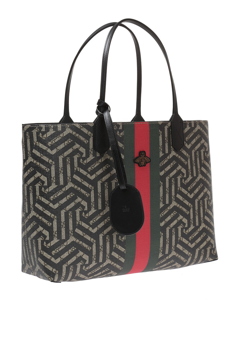 Gucci GG SUPREME CALEIDO WEB Monogram Tote Bag