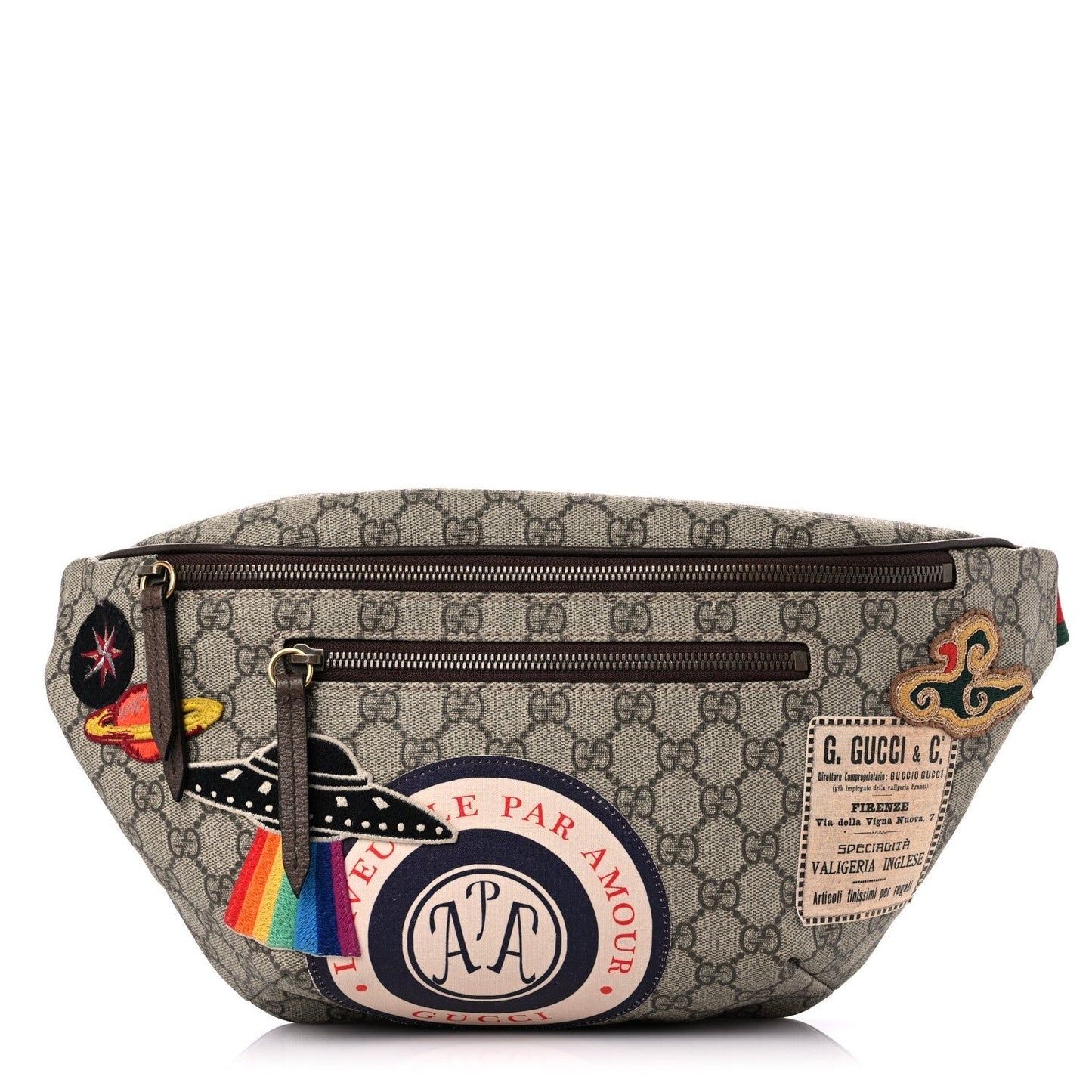 Gucci GG SUPREME COURRIER Monogram Belt
