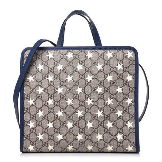 Gucci GG SUPREME STARS Monogram Tote Bag