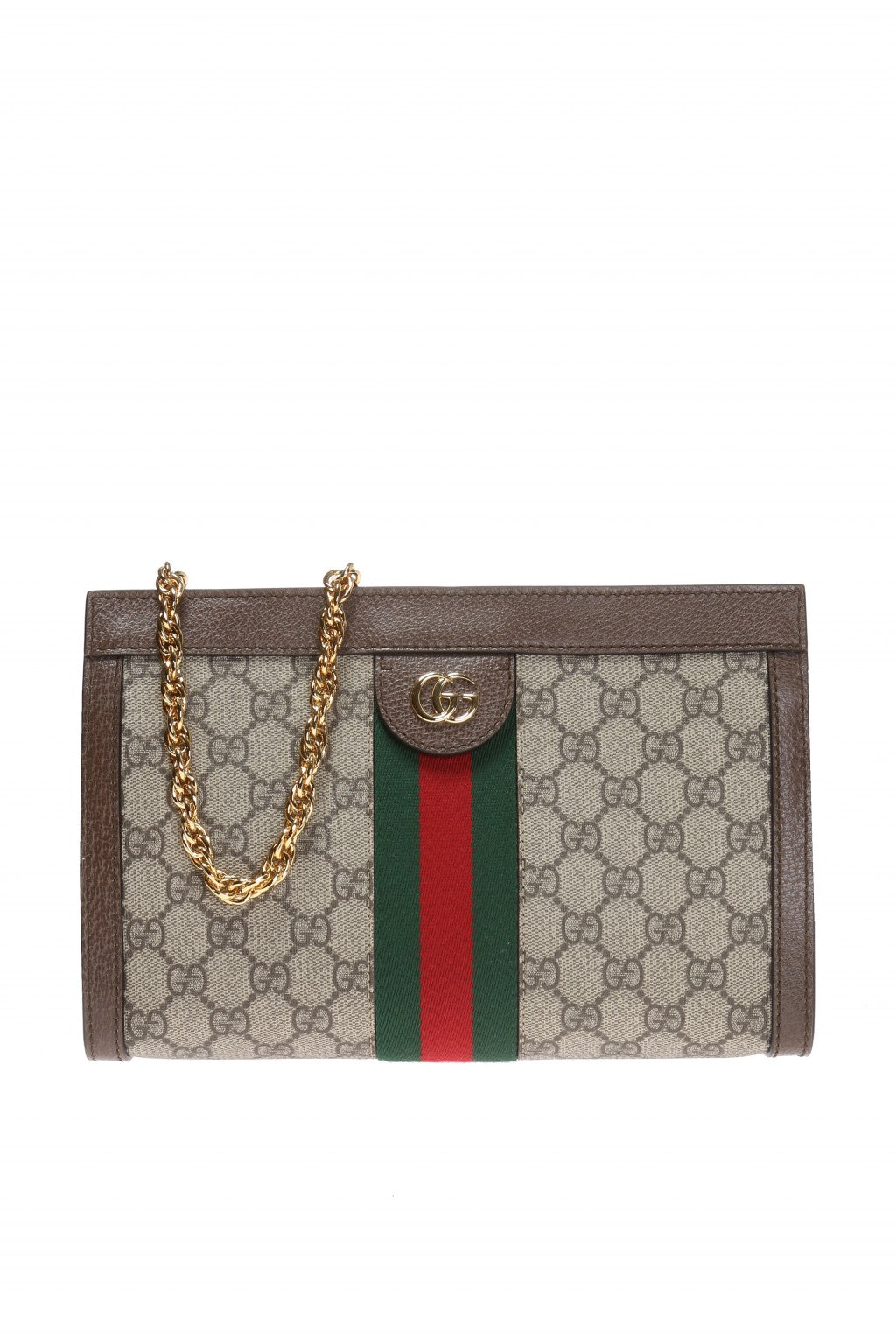 Gucci GG SUPREME OPHIDIA Small Chain Travel Bag