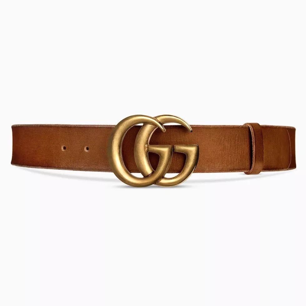 Gucci GG MARMONT Leather Calfskin Belt
