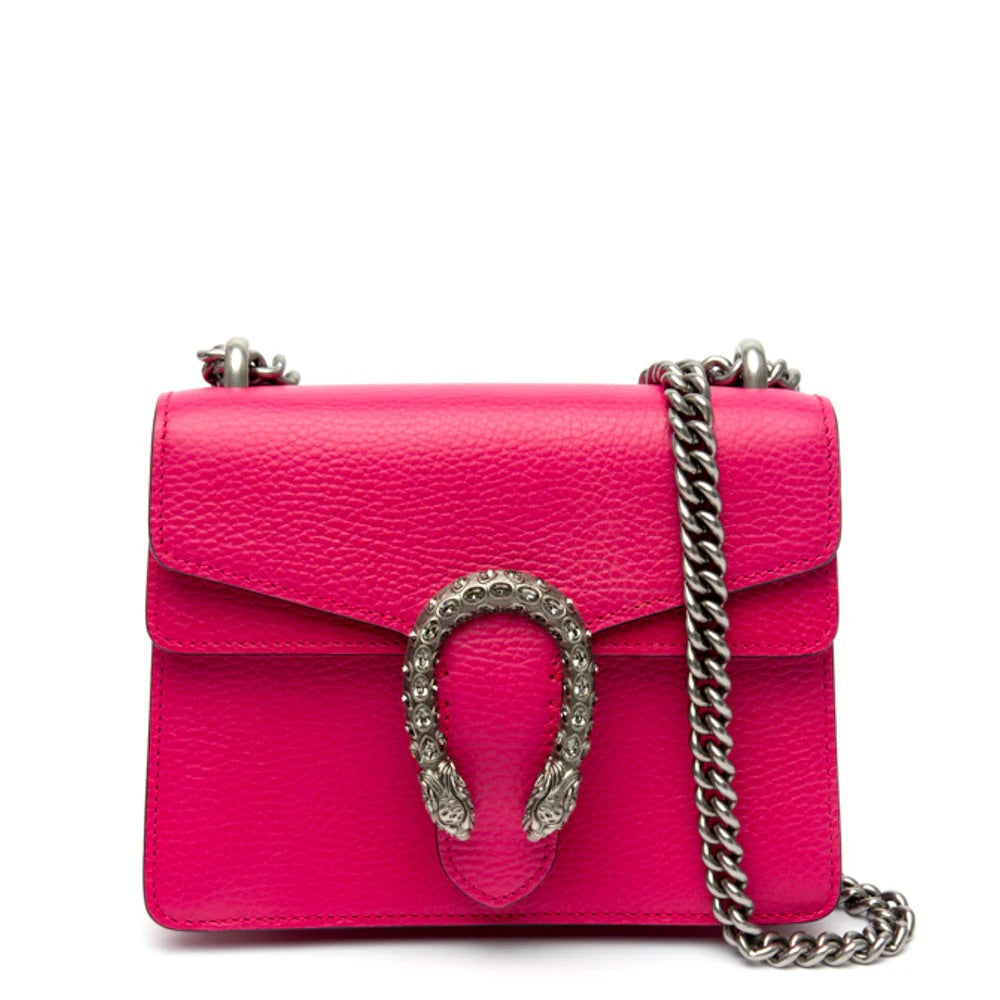 Gucci GRAINED DIONYSUS Leather Calfskin Mini Travel Bag