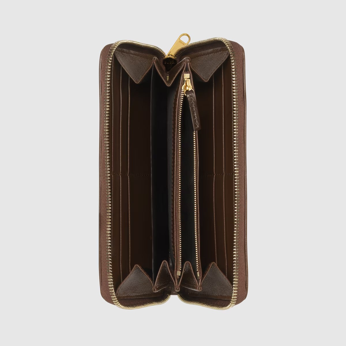 Gucci GG SUPREME HORSEBIT ZIP AROUND Wallet Case