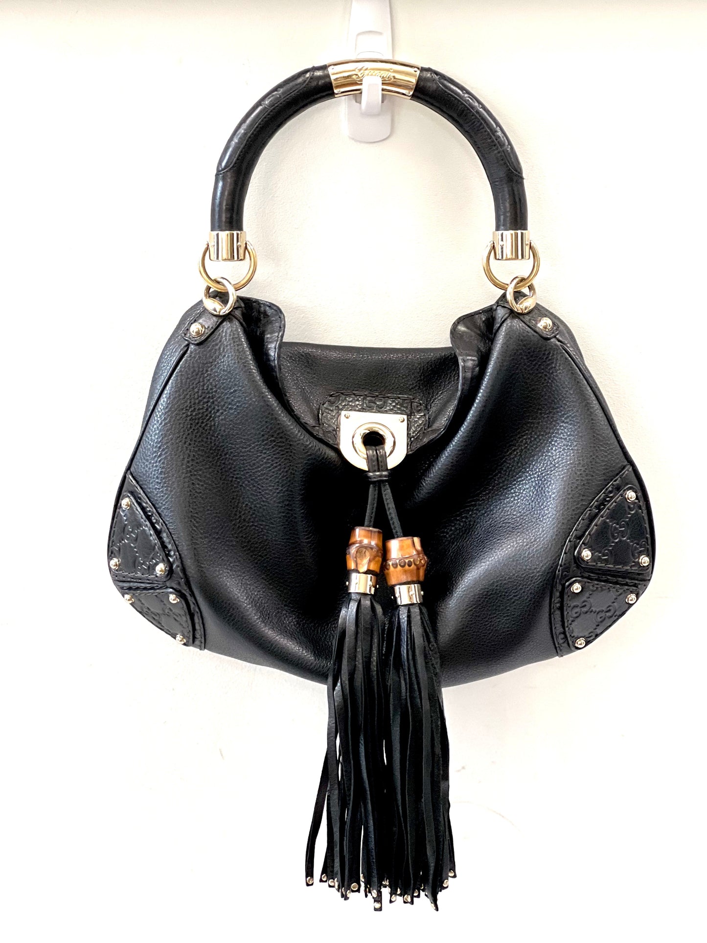Gucci INDY Leather Medium Shoulder Bag