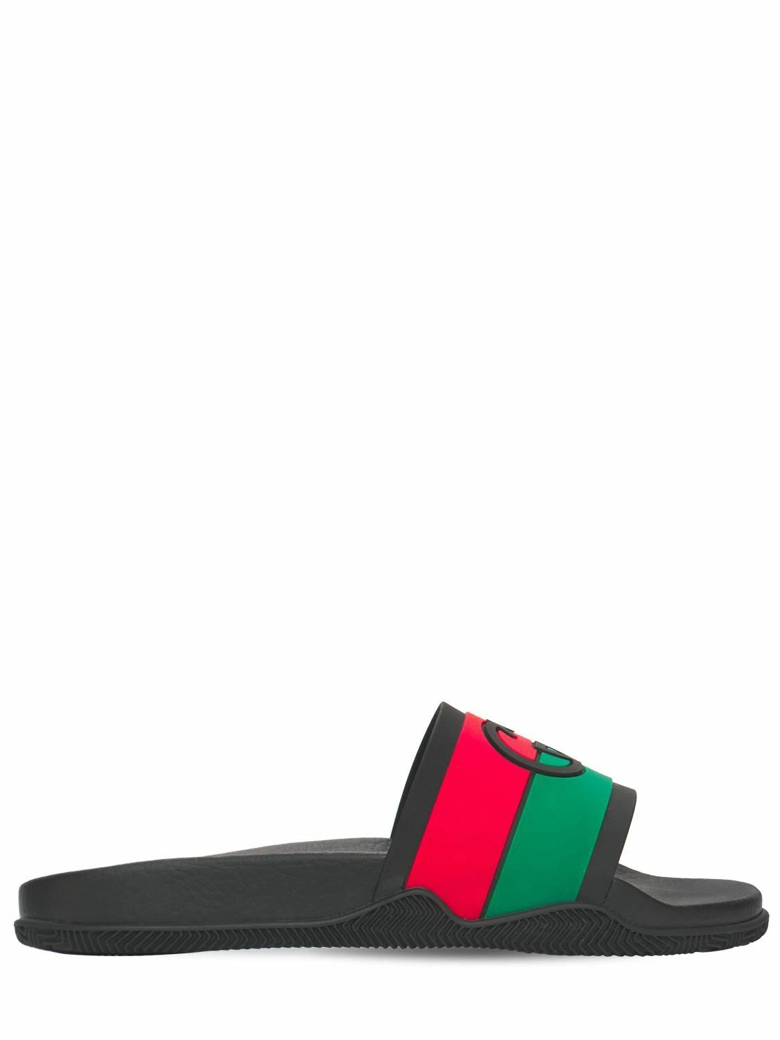 Gucci G WEB STRIPE SLIDES Travel Bag