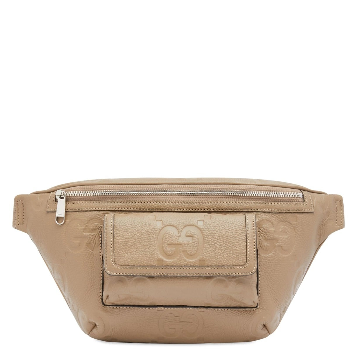Gucci JUMBO GG EMBOSSED Leather Calfskin Belt