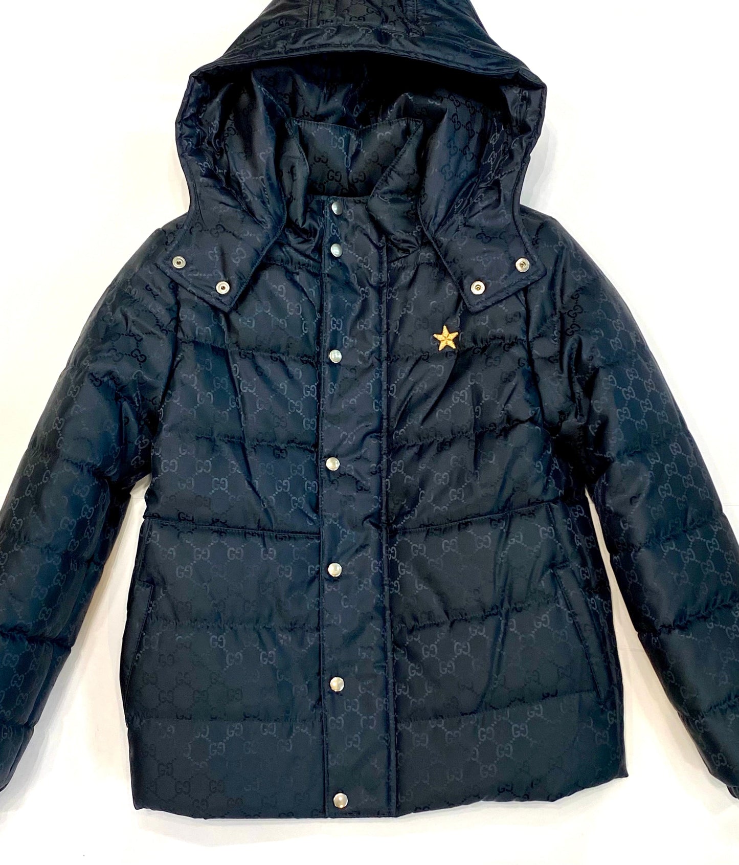 Gucci GG KIDS HOODED DOWN COAT Monogram Apparel