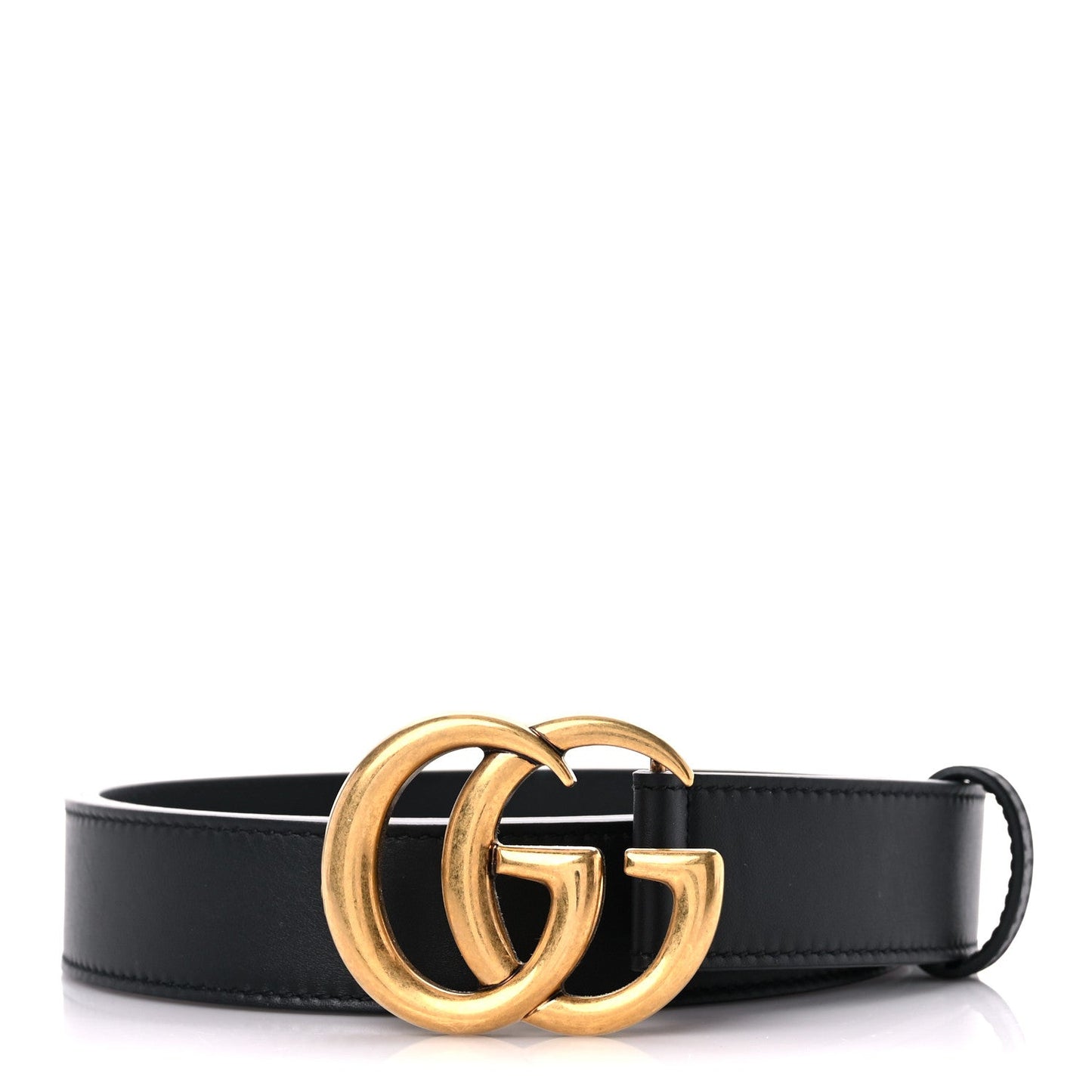 Gucci GG MARMONT SLIM Leather Calfskin Belt