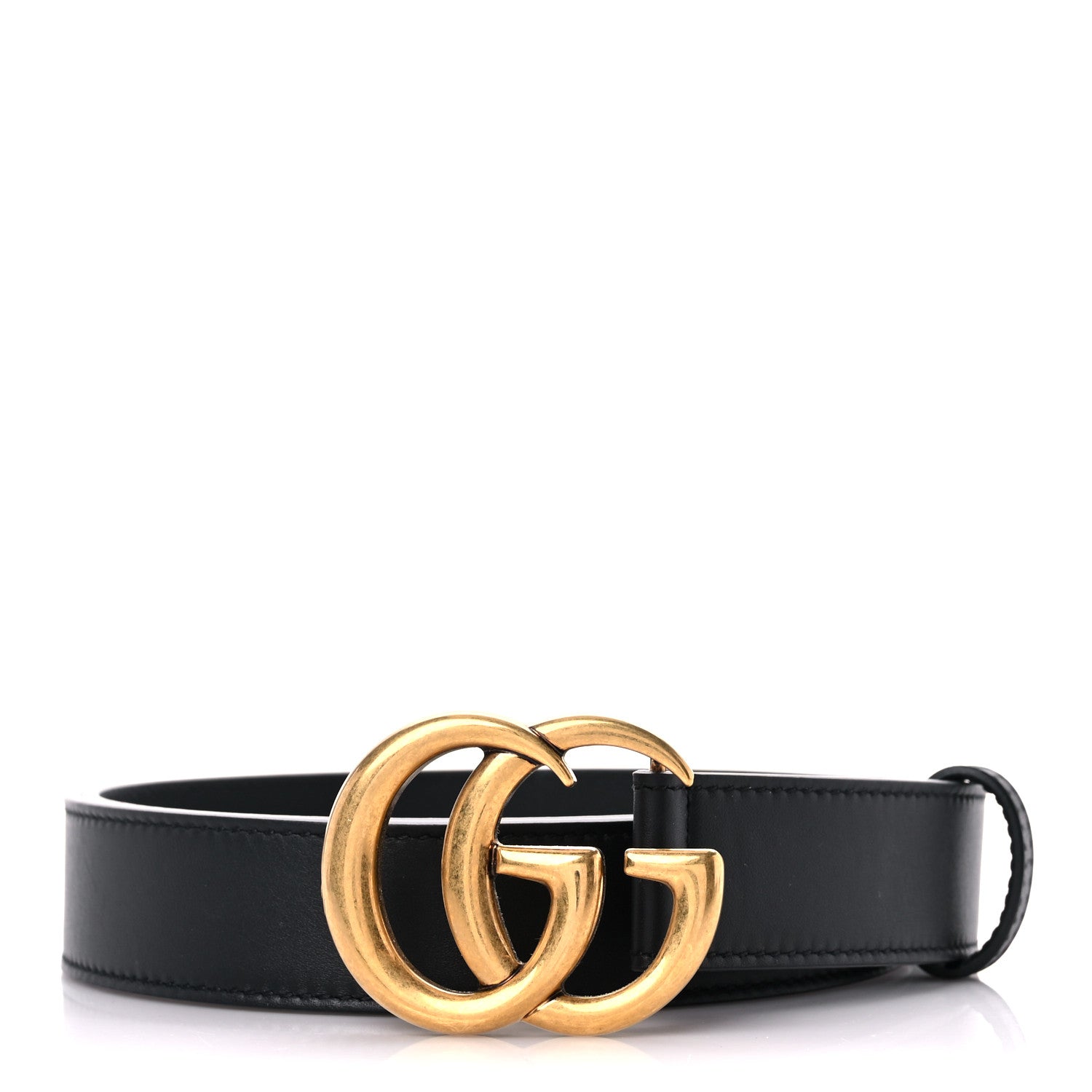 Gucci GG MARMONT SLIM Leather Calfskin Belt