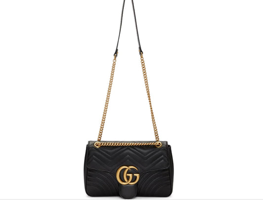 Gucci GG MARMONT 2.0 -NERO Medium Shoulder Bag