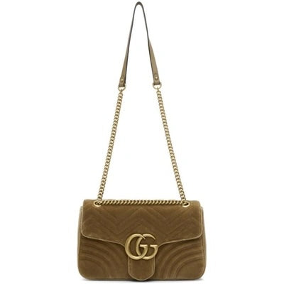 Gucci GG MARMONT 2.0 VELVET Matelasse Medium Shoulder Bag