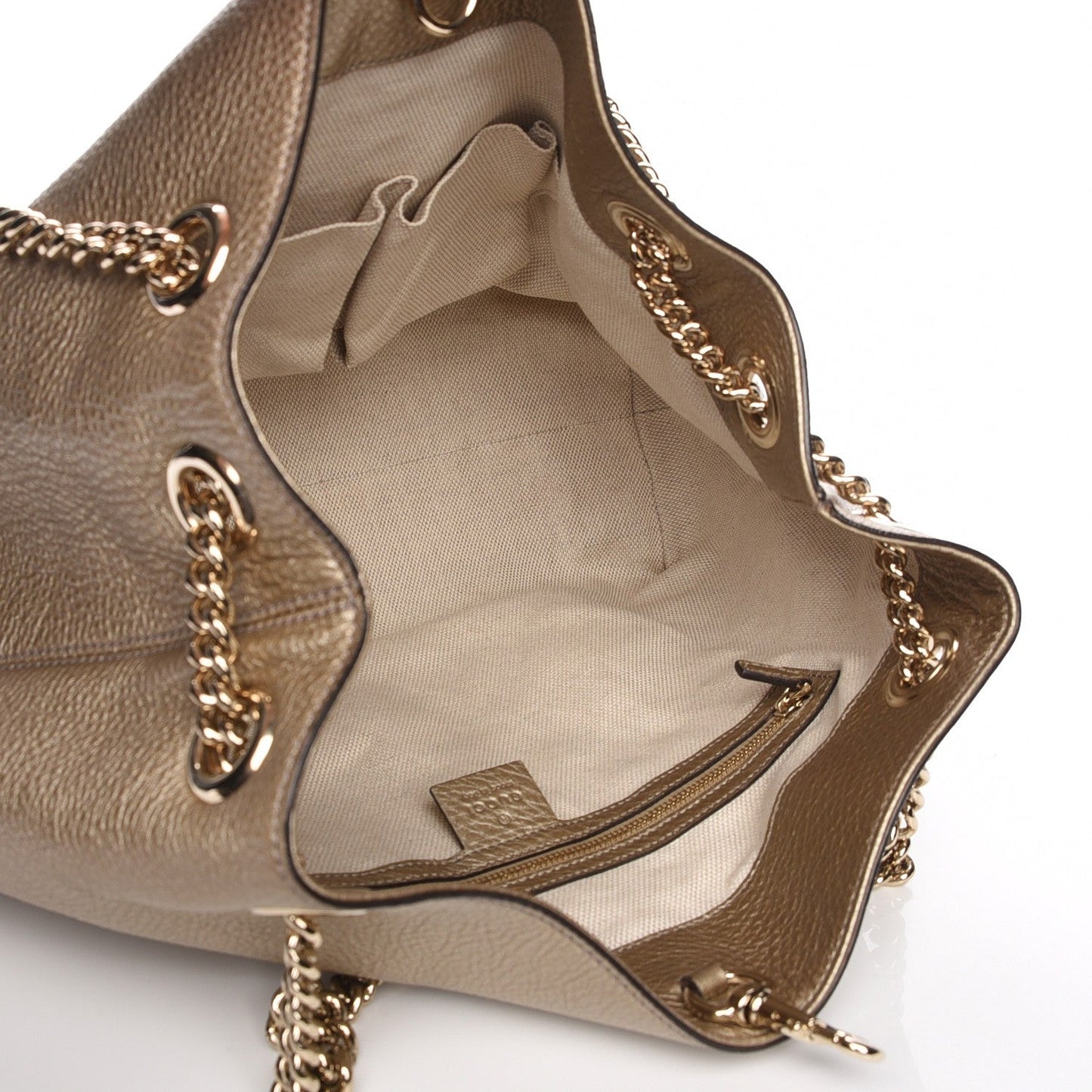 Gucci LDER Calfskin Medium Chain Shoulder Bag