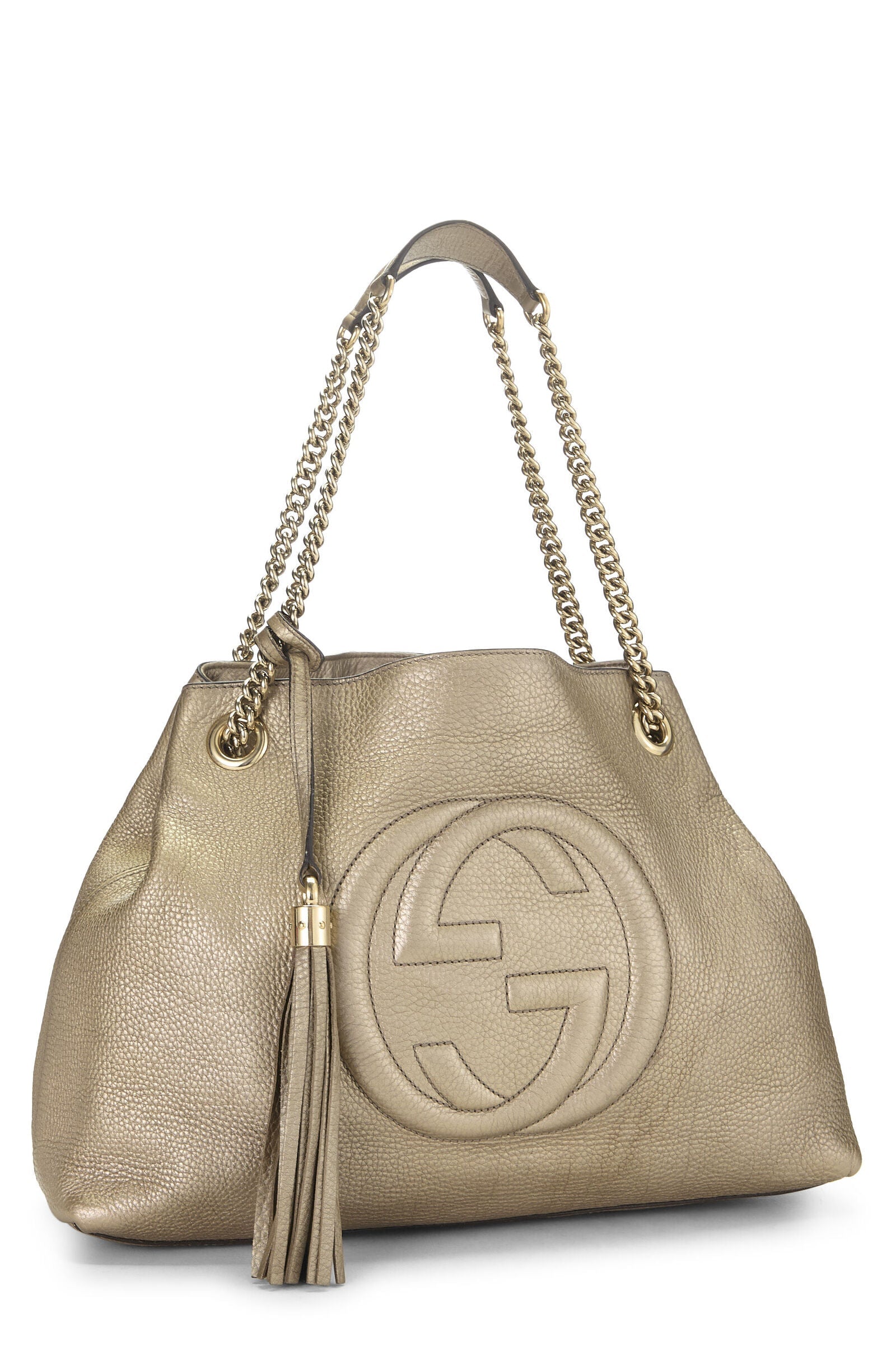 Gucci LDER Calfskin Medium Chain Shoulder Bag