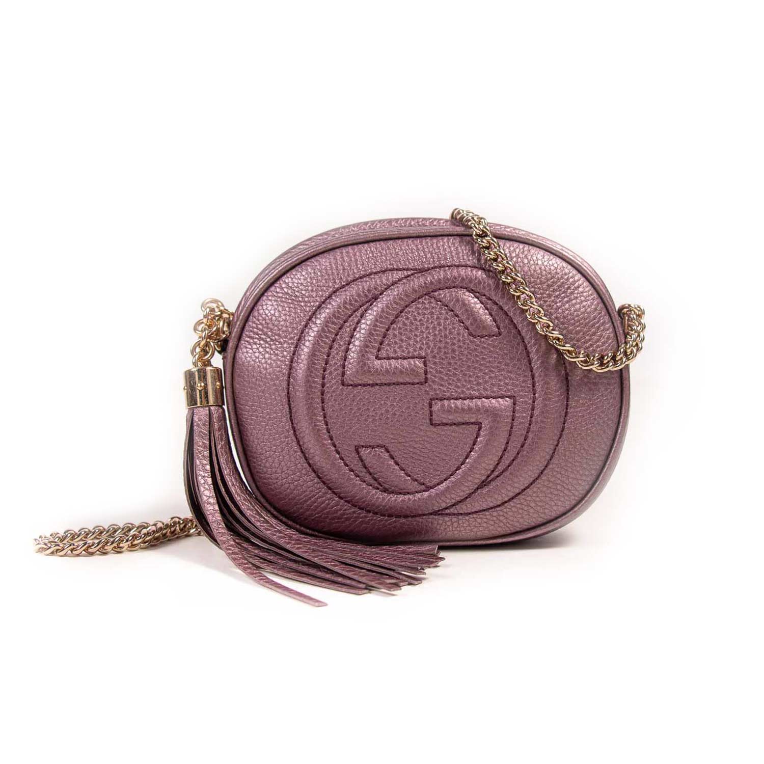 Gucci N Calfskin Mini Chain Travel Bag
