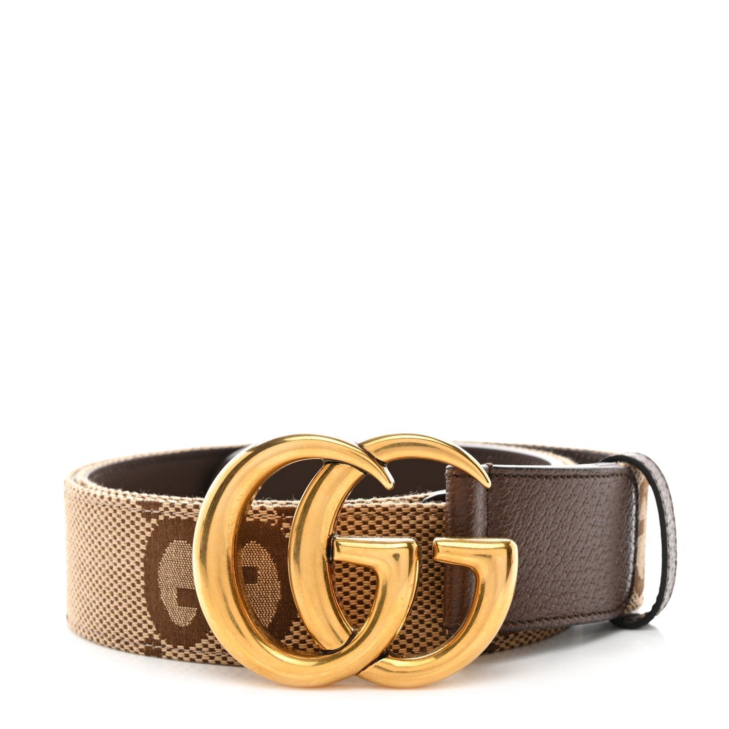 Gucci GG MARMONT JUMBO GG 40MM Monogram Calfskin Belt