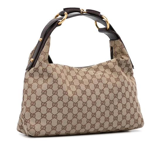 Gucci GG HORSEBIT Monogram Medium Chain Shoulder Bag