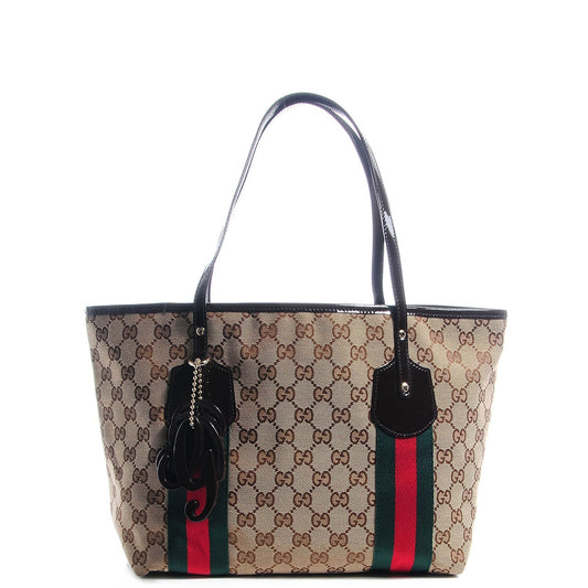 Gucci GG WEB JOLIE Monogram Tote Bag