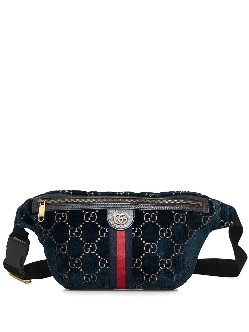 Gucci GG OPHIDIA WEB VELVET Large Belt