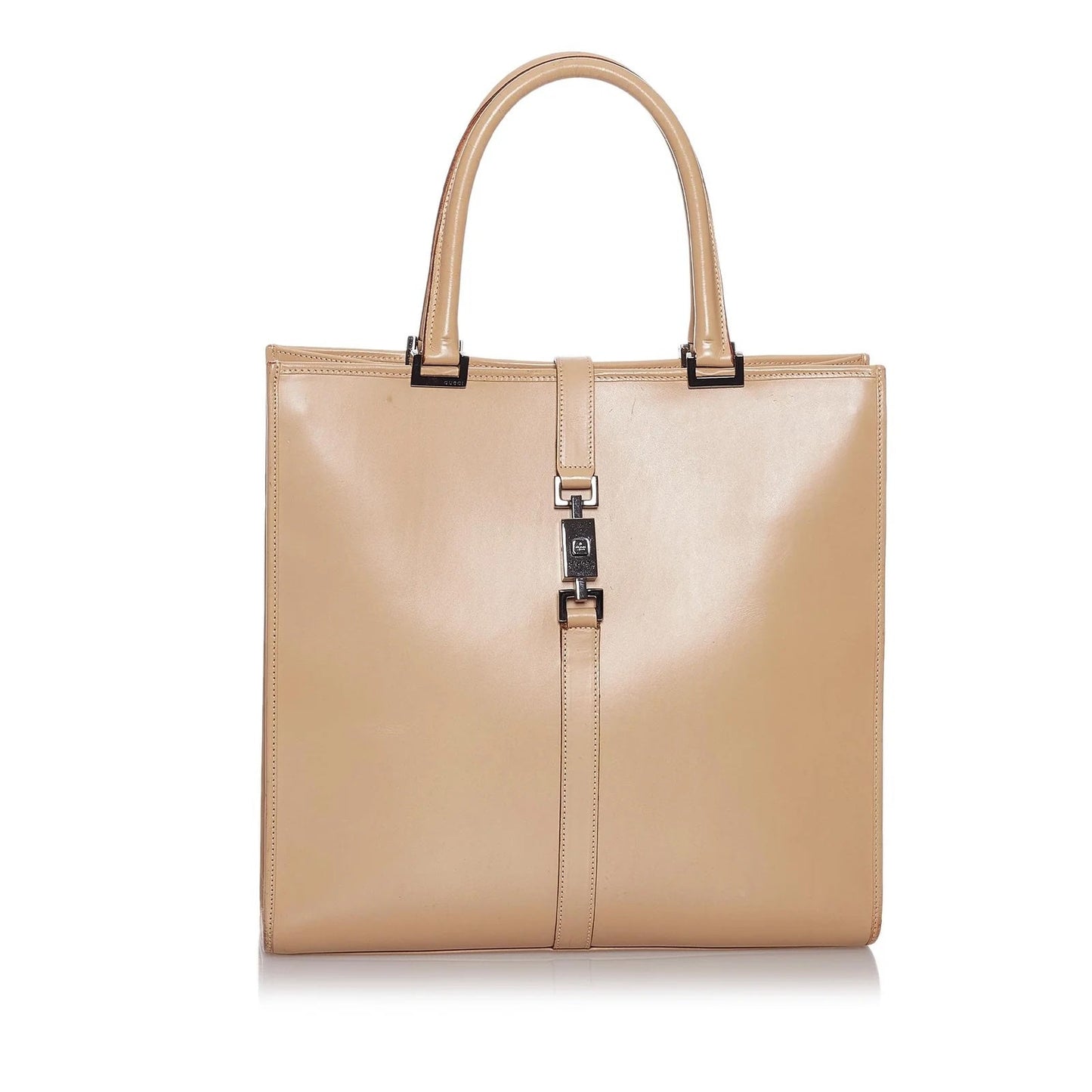 Gucci PISTON LOCK JACKIE Calfskin Tote Bag