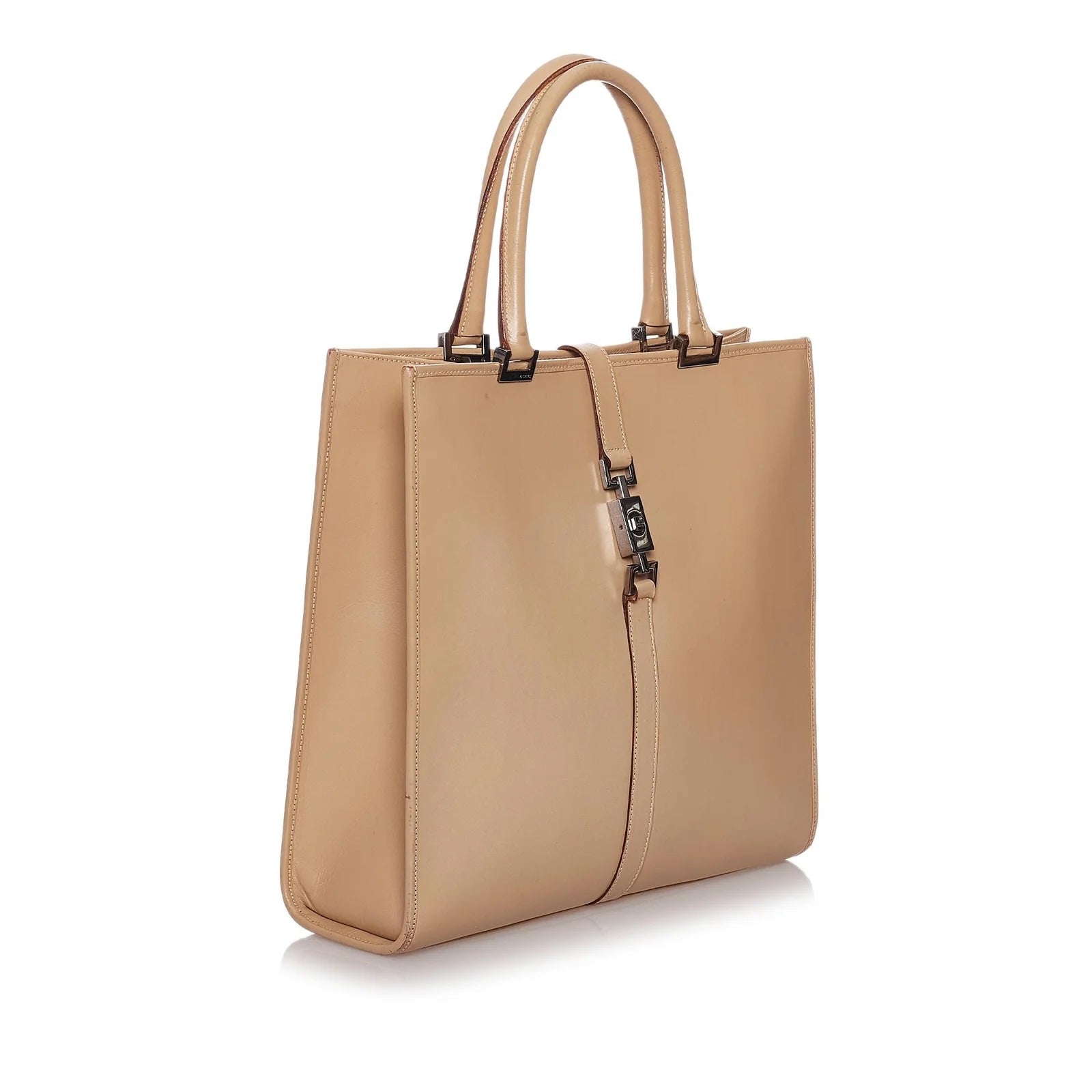 Gucci PISTON LOCK JACKIE Calfskin Tote Bag