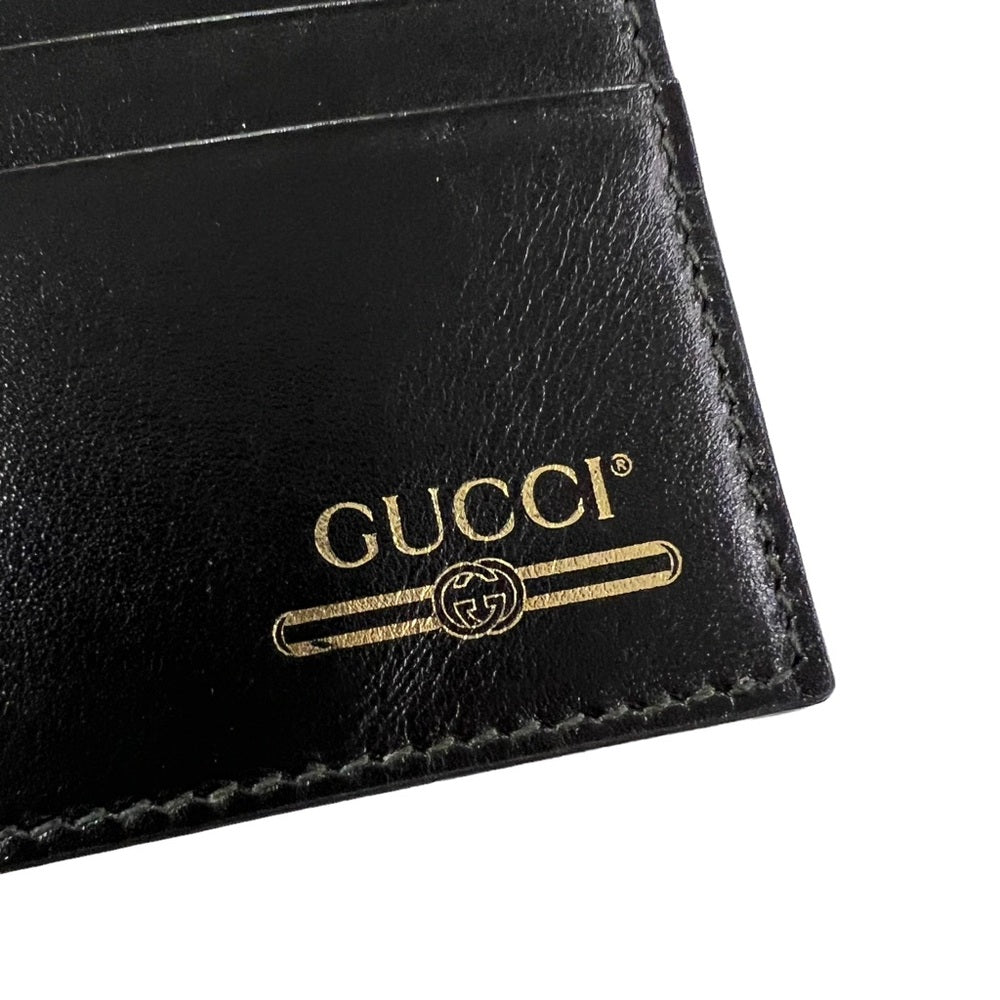 Gucci PLUTONE Leather Calfskin Logo Wallet Case