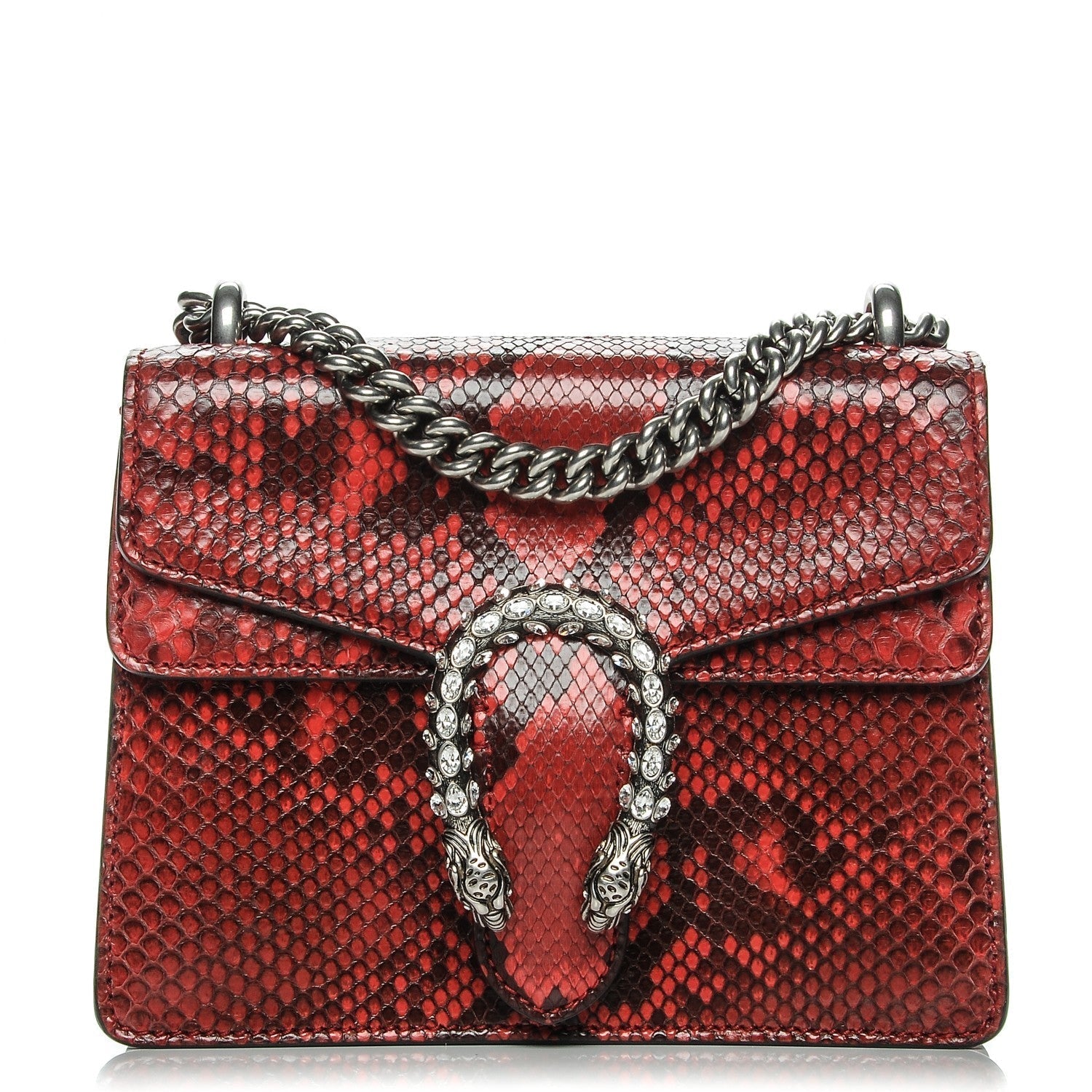 Gucci DIONYSUS Leather Python Mini Shoulder Bag