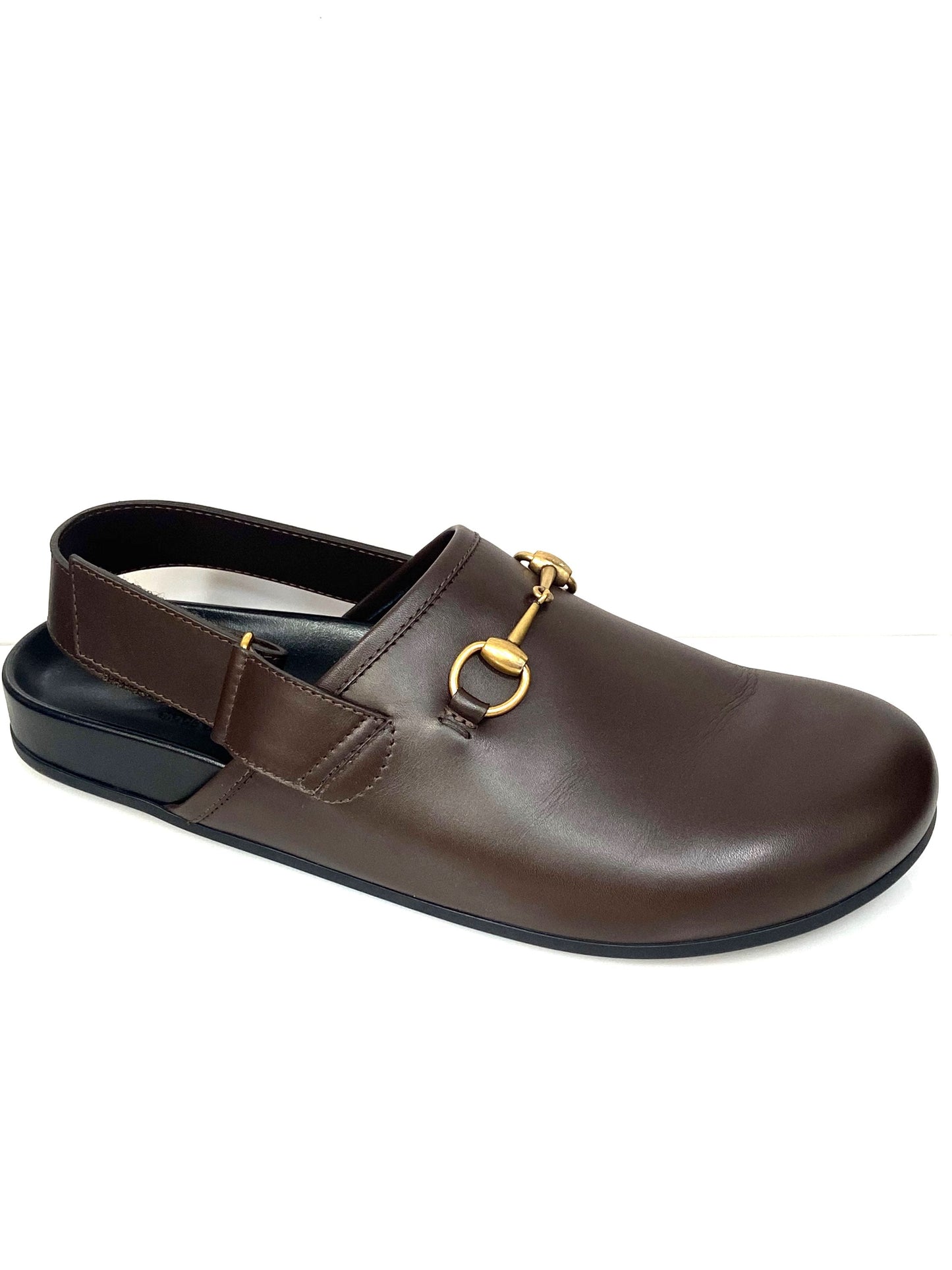 Gucci 'S RIVER HORSEBIT SLIDES Leather Shoes