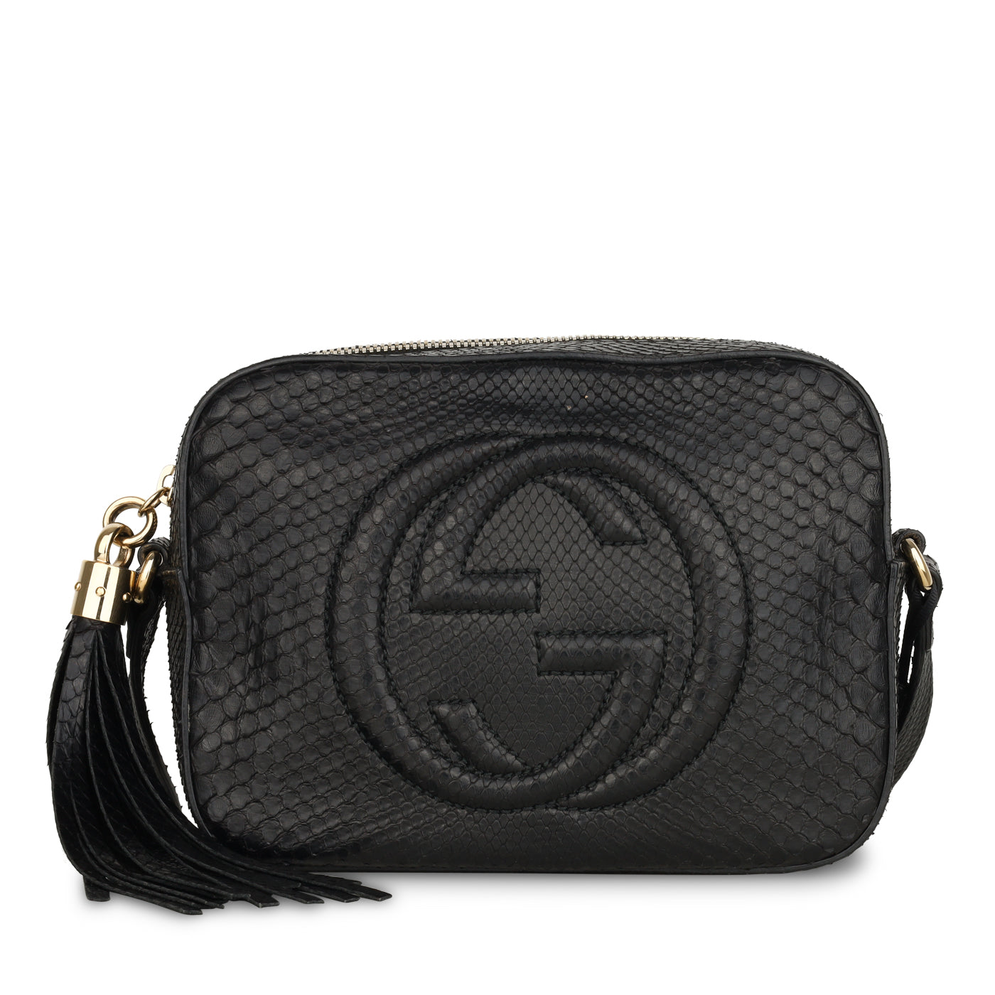 Gucci Soho Disco Python Crossbody Bag Small