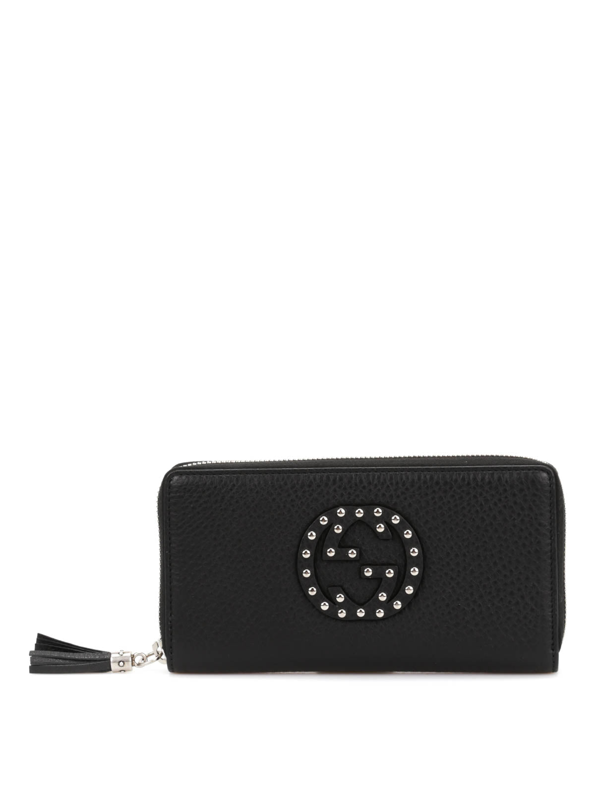 Gucci SOHO STUDDED Leather Wallet Case