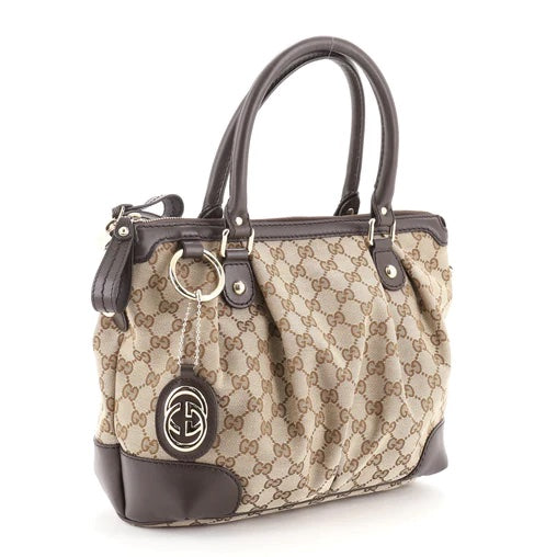 Gucci SUKEY ORIGINAL GG Top Handle Travel Bag