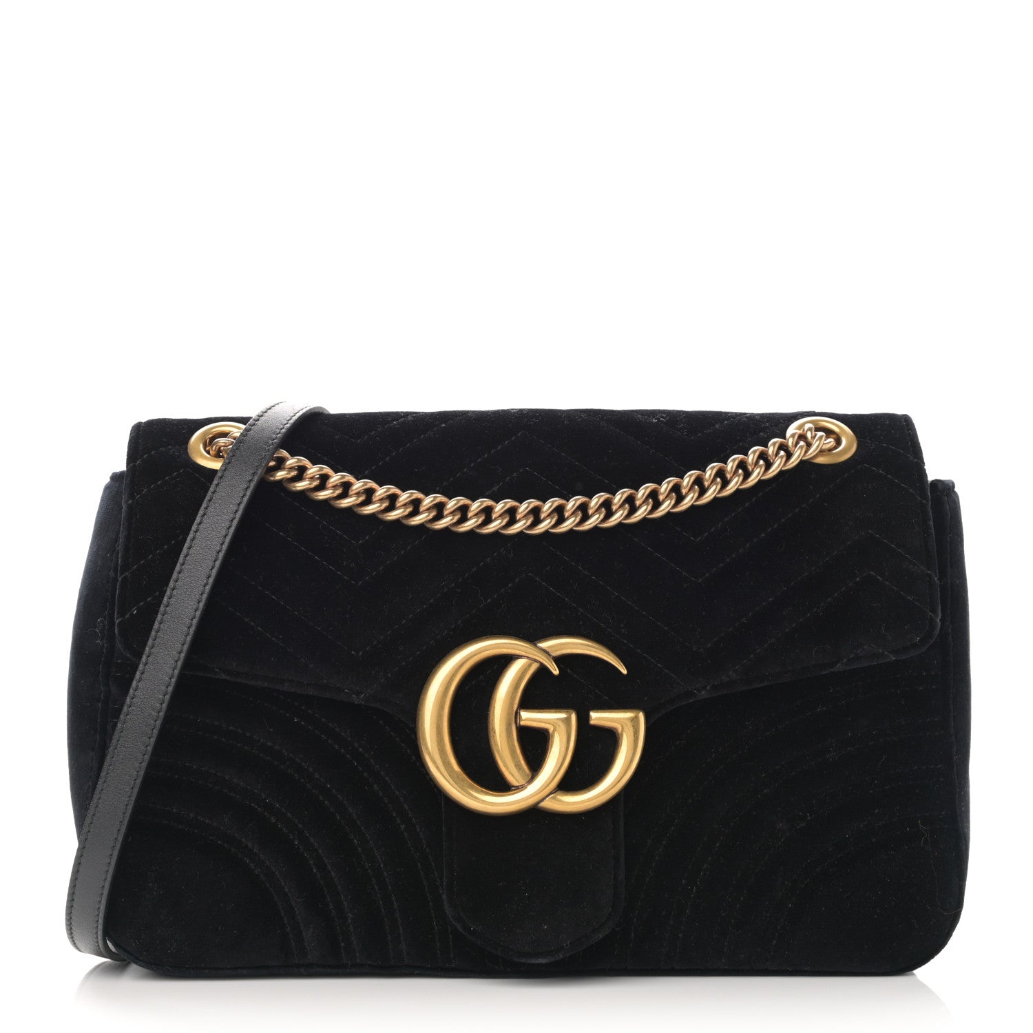 Gucci GG MARMONT VELVET Matelasse Small Shoulder Bag 4
