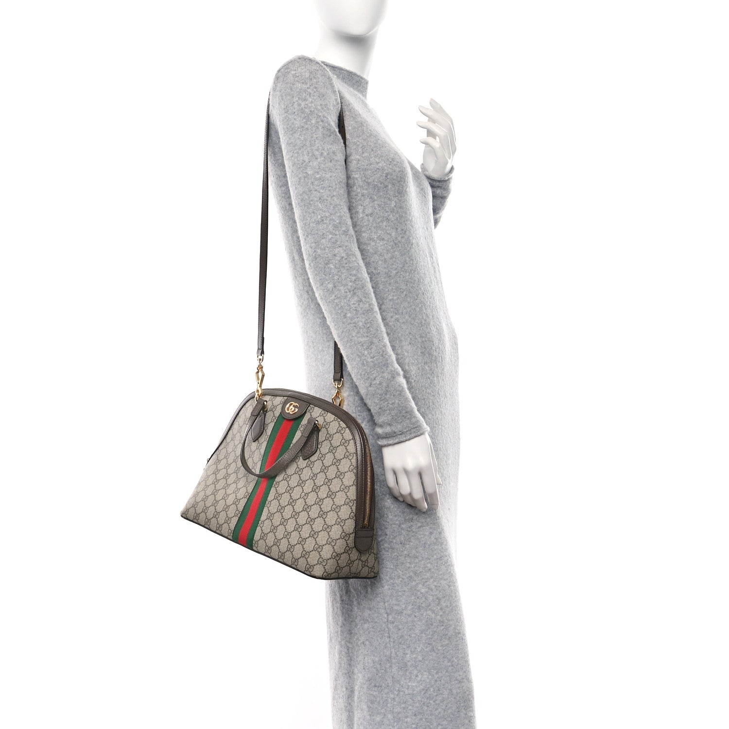 Gucci GG SUPREME OPHIDIA Medium Travel Bag