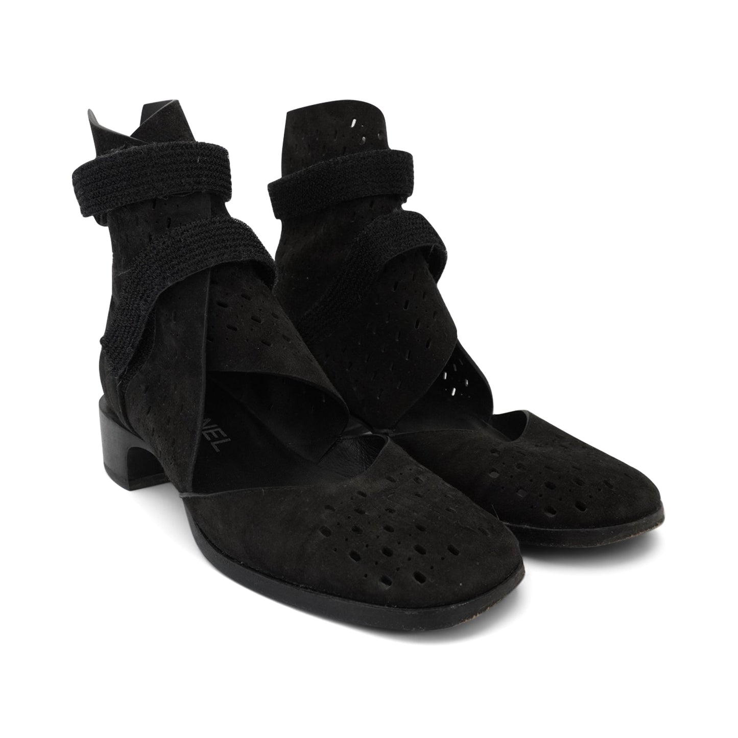 Chanel 'Spring 2017' Velcro Booties - Women's 35 Accessory