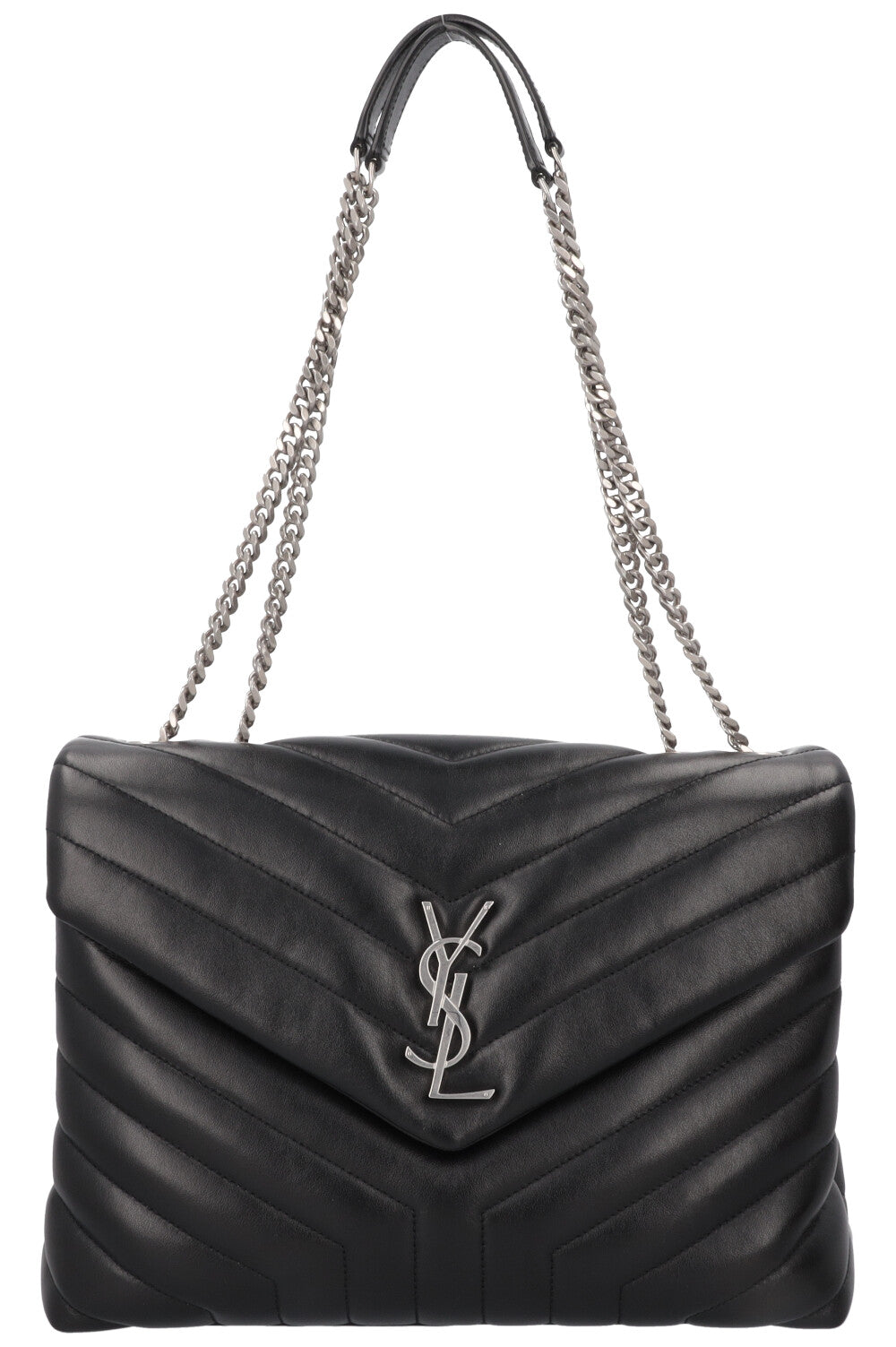 YSL Saint Laurent LouLou Black Medium Handbag