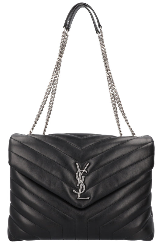 YSL Saint Laurent LouLou Black Medium Handbag