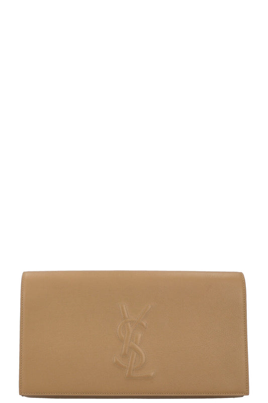YSL Saint Laurent Clutch Bag Belle De Jour Clutch Khaki