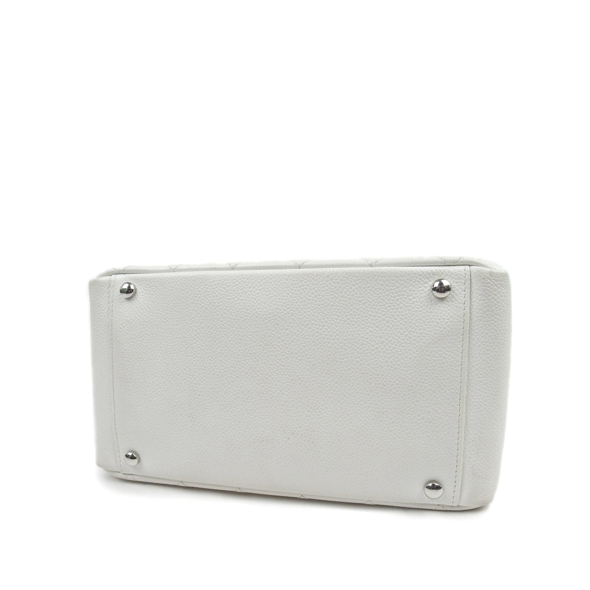 Chanel Caviar Petite Timeless Shopping Tote White Tote Bag