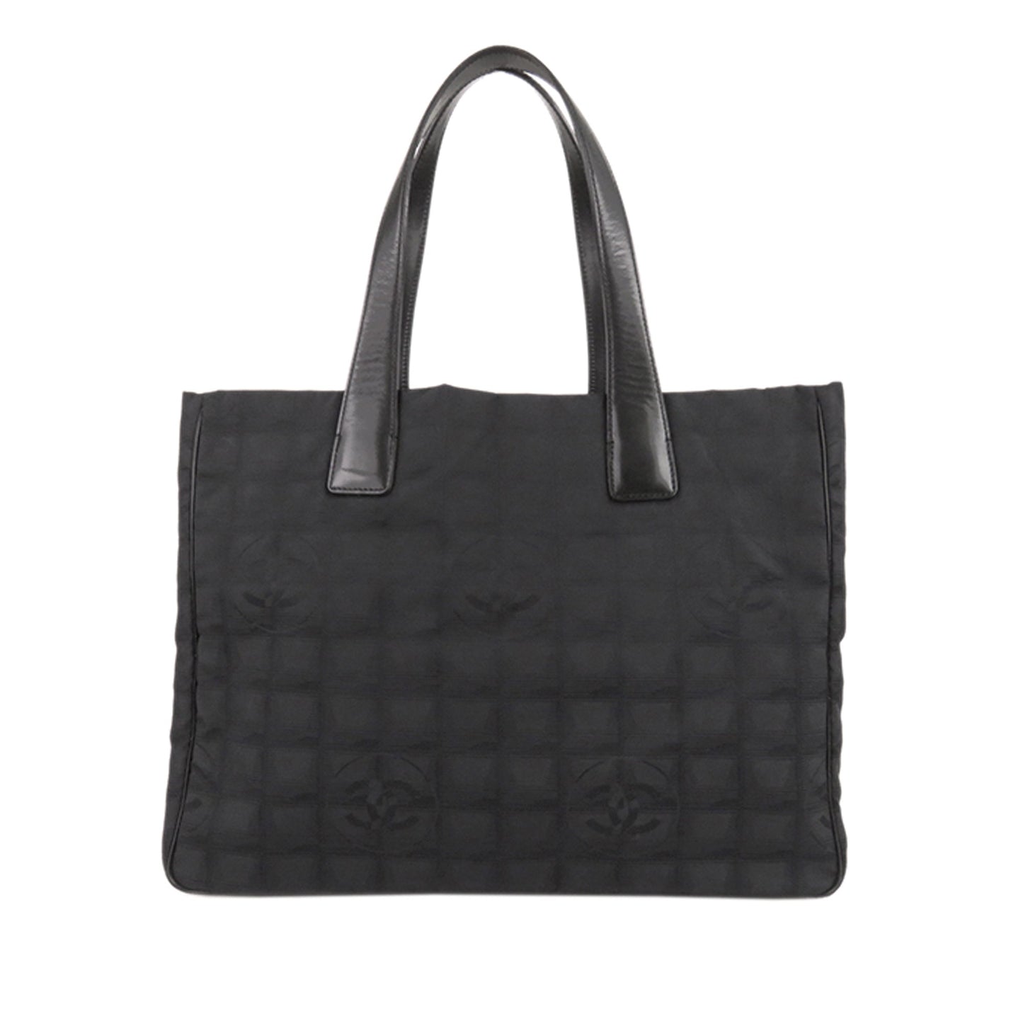Chanel New Travel Line Tote Bag Nylon Black