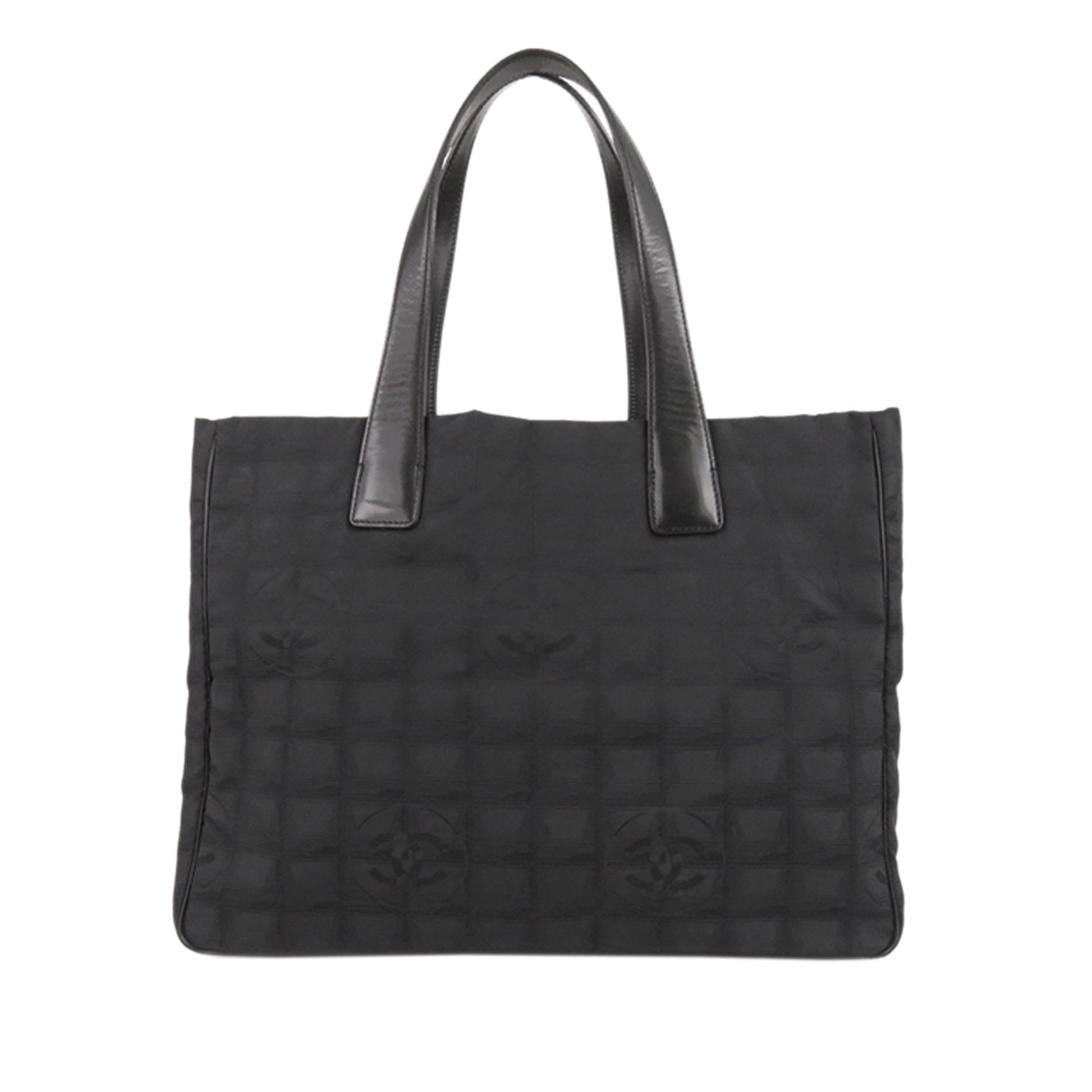 Chanel New Travel Line Tote Bag Nylon Black