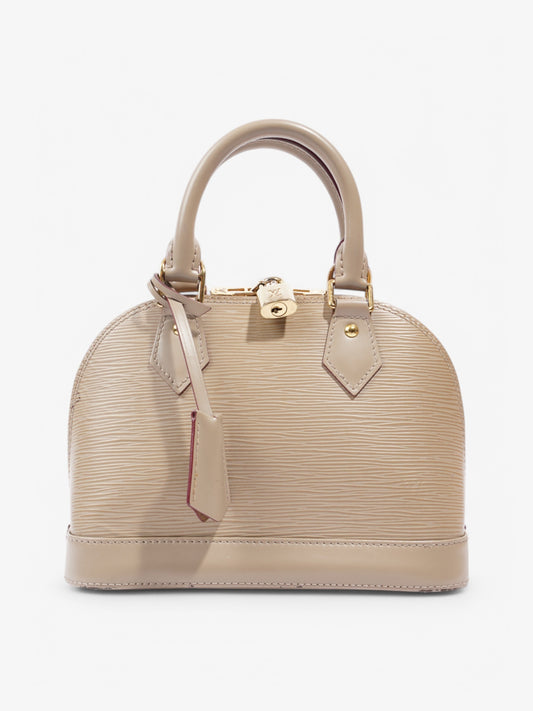 Louis Vuitton Alma BB Epi Leather Beige Handbag