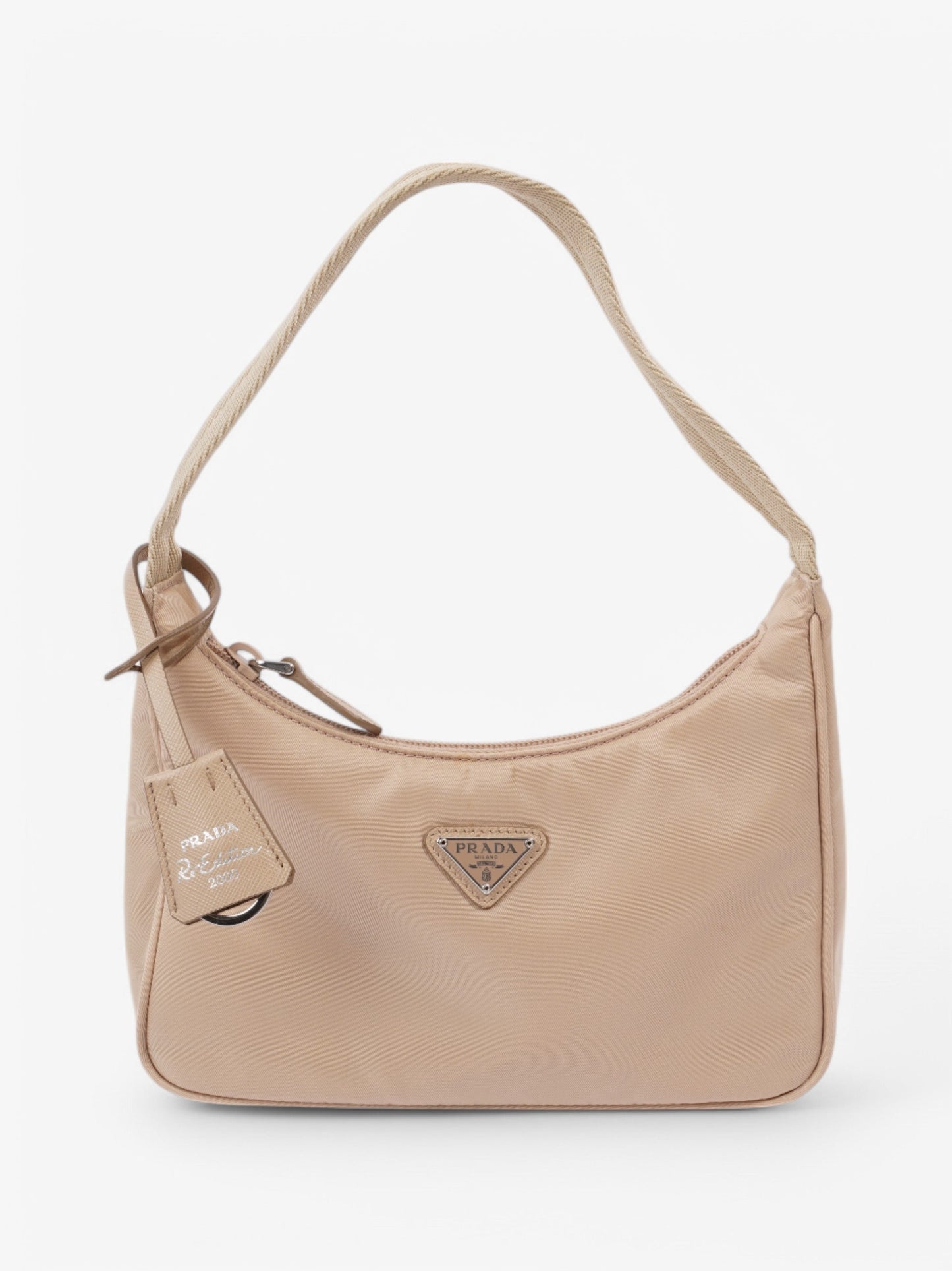 Prada Re Edition Shoulder Bag Nylon Beige