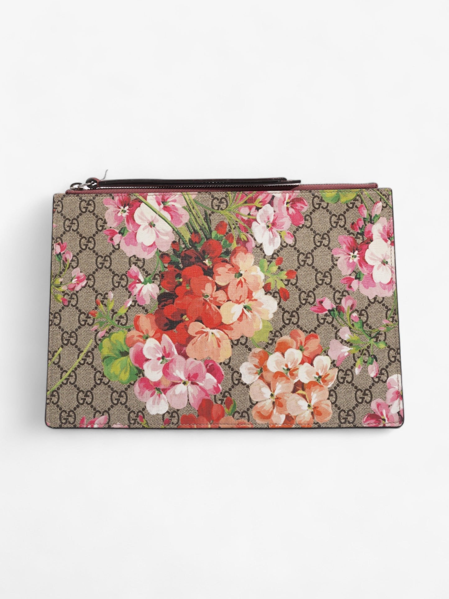 Gucci Blooms Clutch Floral Supreme Coated Canvas Clutch Bag